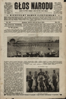 Głos Narodu : dziennik polityczny, założony w roku 1893 przez Józefa Rogosza (wydanie południowe). 1901, nr 157
