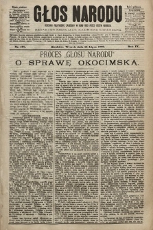 Głos Narodu : dziennik polityczny, założony w roku 1893 przez Józefa Rogosza (wydanie południowe). 1901, nr 159