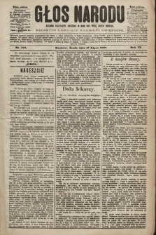 Głos Narodu : dziennik polityczny, założony w roku 1893 przez Józefa Rogosza (wydanie południowe). 1901, nr 160