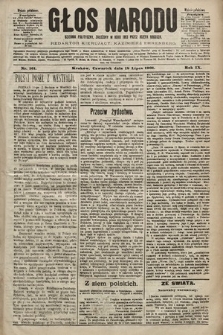 Głos Narodu : dziennik polityczny, założony w roku 1893 przez Józefa Rogosza (wydanie południowe). 1901, nr 161