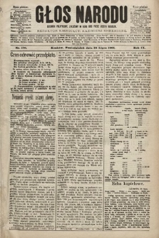 Głos Narodu : dziennik polityczny, założony w roku 1893 przez Józefa Rogosza (wydanie południowe). 1901, nr 170