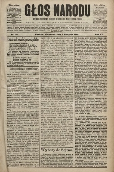 Głos Narodu : dziennik polityczny, założony w roku 1893 przez Józefa Rogosza (wydanie południowe). 1901, nr 173