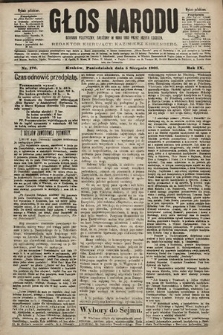 Głos Narodu : dziennik polityczny, założony w roku 1893 przez Józefa Rogosza (wydanie południowe). 1901, nr 176