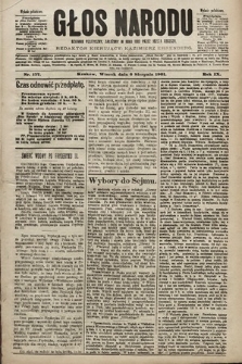 Głos Narodu : dziennik polityczny, założony w roku 1893 przez Józefa Rogosza (wydanie południowe). 1901, nr 177