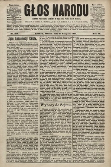 Głos Narodu : dziennik polityczny, założony w roku 1893 przez Józefa Rogosza (wydanie południowe). 1901, nr 188