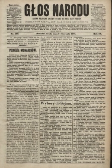 Głos Narodu : dziennik polityczny, założony w roku 1893 przez Józefa Rogosza (wydanie południowe). 1901, nr 189