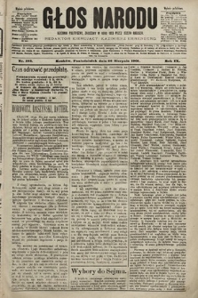 Głos Narodu : dziennik polityczny, założony w roku 1893 przez Józefa Rogosza (wydanie południowe). 1901, nr 193