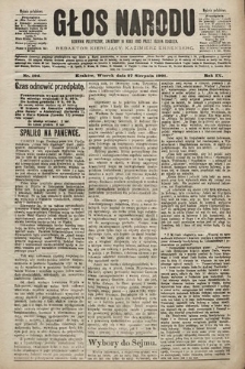 Głos Narodu : dziennik polityczny, założony w roku 1893 przez Józefa Rogosza (wydanie południowe). 1901, nr 194