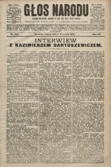 Głos Narodu : dziennik polityczny, założony w roku 1893 przez Józefa Rogosza (wydanie południowe). 1901, nr 203
