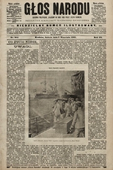 Głos Narodu : dziennik polityczny, założony w roku 1893 przez Józefa Rogosza (wydanie południowe). 1901, nr 204