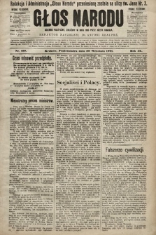 Głos Narodu : dziennik polityczny, założony w roku 1893 przez Józefa Rogosza (wydanie południowe). 1901, nr 223
