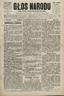 Głos Narodu : dziennik polityczny, założony w roku 1893 przez Józefa Rogosza (wydanie południowe). 1901, nr 229