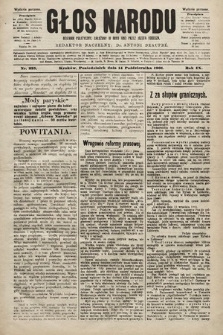 Głos Narodu : dziennik polityczny, założony w roku 1893 przez Józefa Rogosza (wydanie poranne). 1901, nr 235