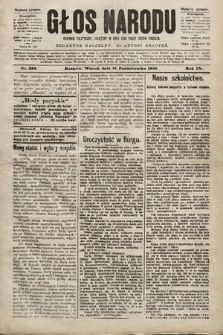 Głos Narodu : dziennik polityczny, założony w roku 1893 przez Józefa Rogosza (wydanie poranne). 1901, nr 236