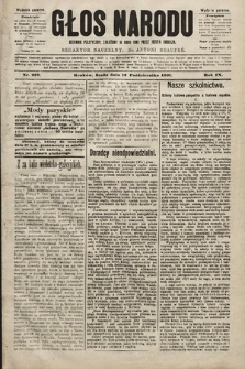 Głos Narodu : dziennik polityczny, założony w roku 1893 przez Józefa Rogosza (wydanie poranne). 1901, nr 237
