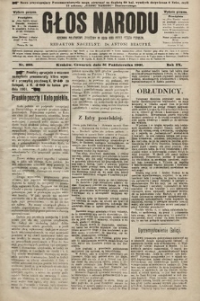 Głos Narodu : dziennik polityczny, założony w roku 1893 przez Józefa Rogosza (wydanie poranne). 1901, nr 250