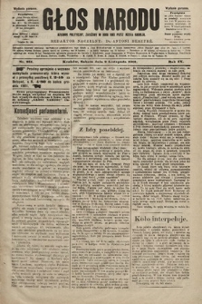 Głos Narodu : dziennik polityczny, założony w roku 1893 przez Józefa Rogosza (wydanie poranne). 1901, nr 251
