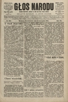 Głos Narodu : dziennik polityczny, założony w roku 1893 przez Józefa Rogosza (wydanie poranne). 1901, nr 264