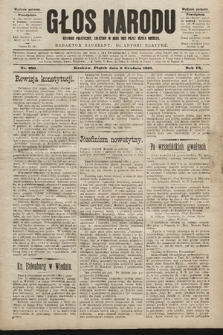 Głos Narodu : dziennik polityczny, założony w roku 1893 przez Józefa Rogosza (wydanie poranne). 1901, nr 280