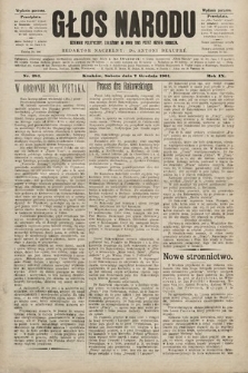 Głos Narodu : dziennik polityczny, założony w roku 1893 przez Józefa Rogosza (wydanie poranne). 1901, nr 281