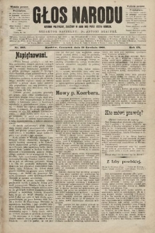 Głos Narodu : dziennik polityczny, założony w roku 1893 przez Józefa Rogosza (wydanie poranne). 1901, nr 285