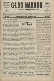 Głos Narodu : dziennik polityczny, założony w roku 1893 przez Józefa Rogosza (wydanie poranne). 1901, nr 297