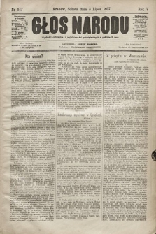 Głos Narodu. 1897, nr 147