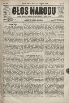 Głos Narodu. 1897, nr 186