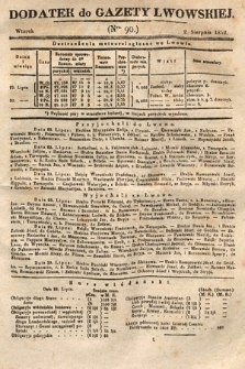 Dodatek do Gazety Lwowskiej : doniesienia urzędowe. 1842, nr 90