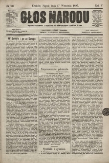Głos Narodu. 1897, nr 211