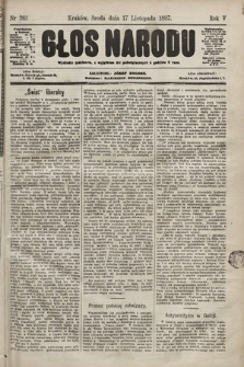 Głos Narodu. 1897, nr 262