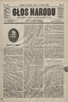 Głos Narodu. 1897, nr 278