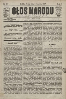 Głos Narodu. 1897, nr 280
