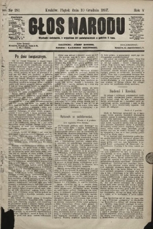 Głos Narodu. 1897, nr 281