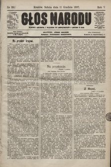 Głos Narodu. 1897, nr 282