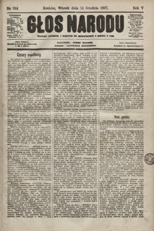 Głos Narodu. 1897, nr 284