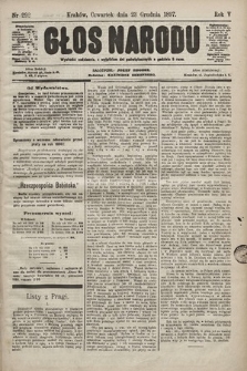 Głos Narodu. 1897, nr 292