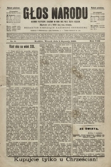 Głos Narodu : dziennik polityczny, założony w roku 1893 przez Józefa Rogosza (wydanie południowe). 1900, nr 6