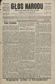 Głos Narodu : dziennik polityczny, założony w roku 1893 przez Józefa Rogosza (wydanie południowe). 1900, nr 9