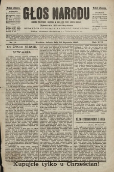 Głos Narodu : dziennik polityczny, założony w roku 1893 przez Józefa Rogosza (wydanie południowe). 1900, nr 16