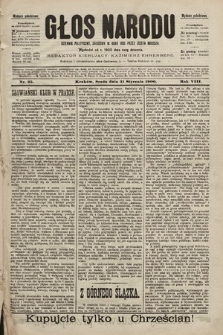 Głos Narodu : dziennik polityczny, założony w roku 1893 przez Józefa Rogosza (wydanie południowe). 1900, nr 25