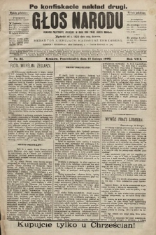 Głos Narodu : dziennik polityczny, założony w roku 1893 przez Józefa Rogosza (wydanie południowe). 1900, nr 34