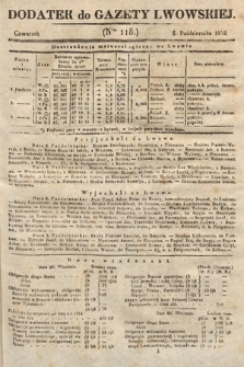 Dodatek do Gazety Lwowskiej : doniesienia urzędowe. 1842, nr 118