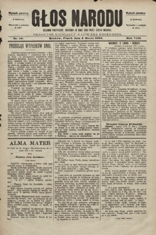 Głos Narodu : dziennik polityczny, założony w roku 1893 przez Józefa Rogosza (wydanie poranne). 1900, nr 50