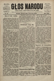 Głos Narodu : dziennik polityczny, założony w roku 1893 przez Józefa Rogosza (wydanie południowe). 1900, nr 77