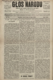 Głos Narodu : dziennik polityczny, założony w roku 1893 przez Józefa Rogosza (wydanie wieczorne). 1900, nr 107