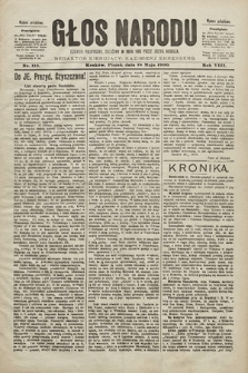 Głos Narodu : dziennik polityczny, założony w roku 1893 przez Józefa Rogosza (wydanie południowe). 1900, nr 113