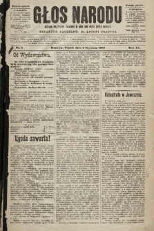 Głos Narodu : dziennik polityczny, założony w roku 1893 przez Józefa Rogosza (wydanie poranne). 1903, nr 2