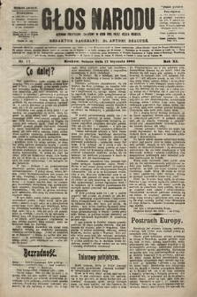 Głos Narodu : dziennik polityczny, założony w roku 1893 przez Józefa Rogosza (wydanie poranne). 1903, nr 17
