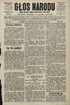 Głos Narodu : dziennik polityczny, założony w roku 1893 przez Józefa Rogosza (wydanie poranne). 1903, nr 19